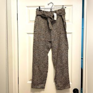 Leopard print TENCEL pant, brand new